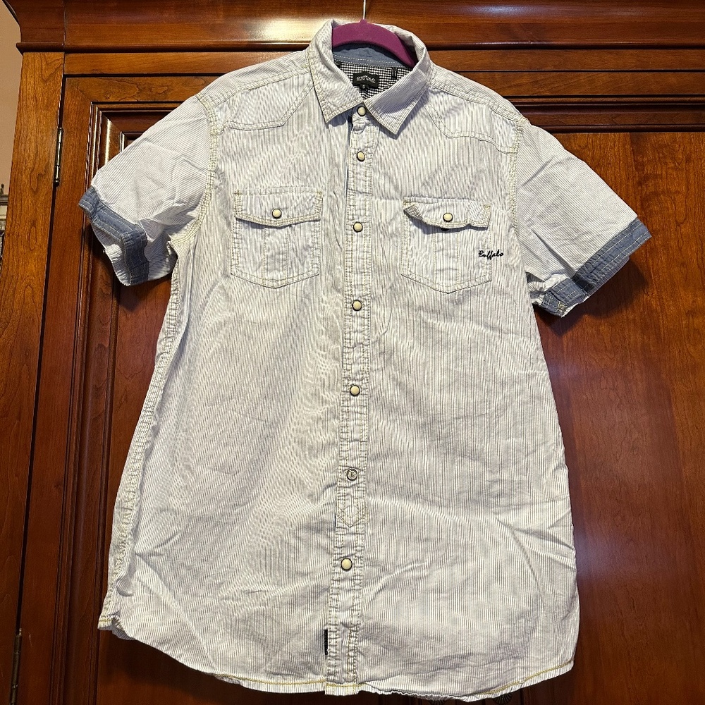 Men's Buffalo by David Bitton Lightweight Denim button down shirt